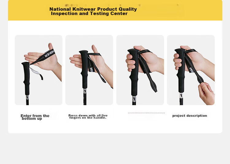 Pelliot [Light Wing AL] Hiking Pole, Adult Outdoor Telescopic Climbing Cane, Trekking Walking Stick, 166036025 Gree 16