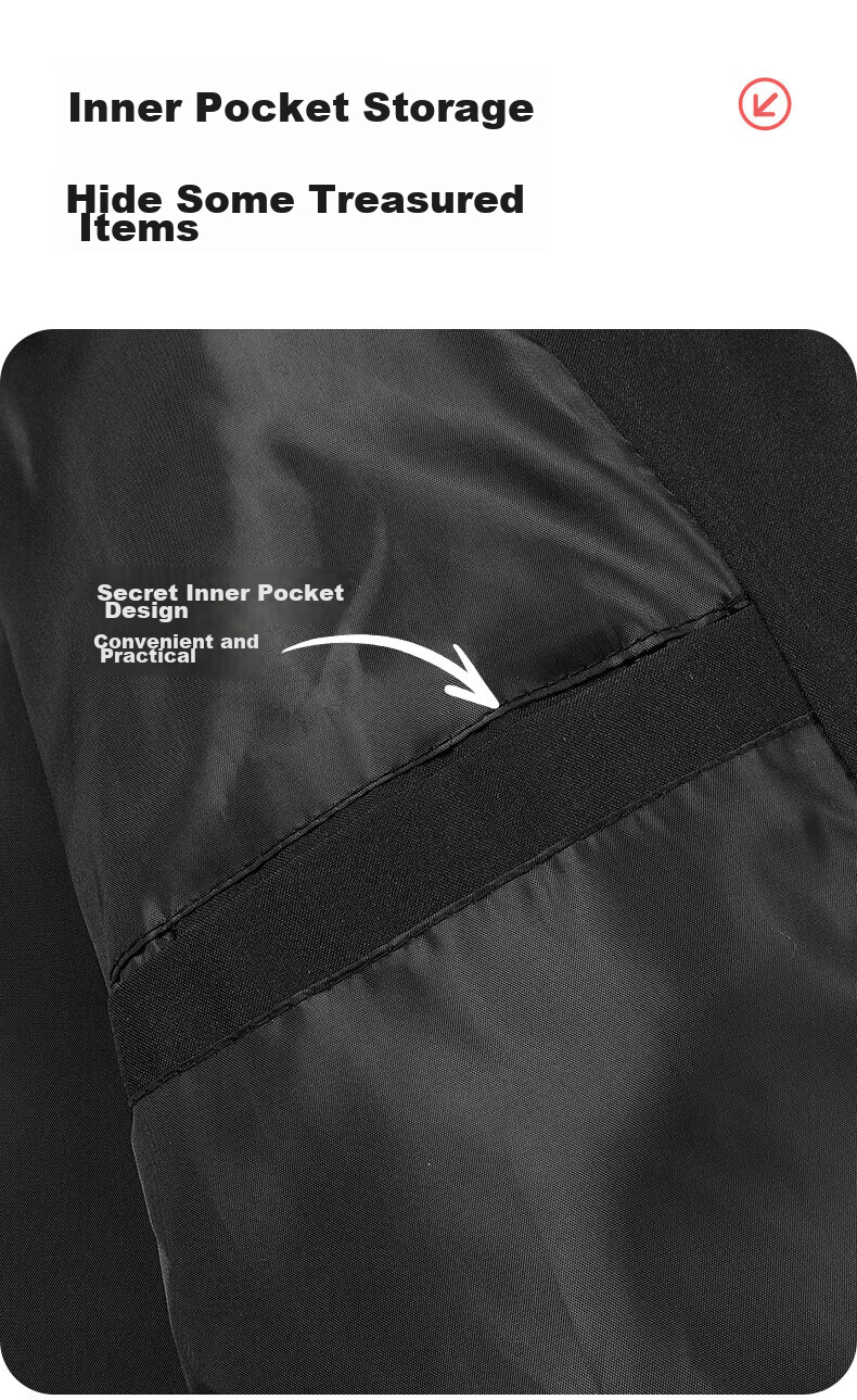 Huili Cotton Jacket Winter Men's Thickened Padded Coat, New Year Battle Robe, Hooded Puffer Jacket, Warm Cotton Clothing 12