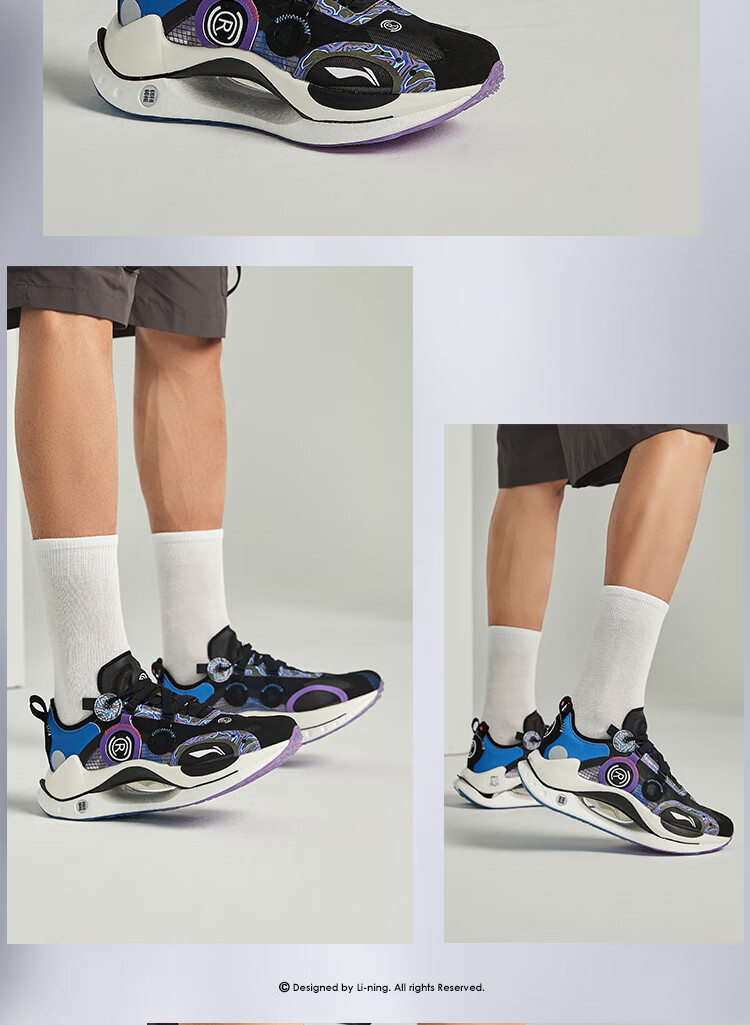 李宁男鞋2021中国李宁春夏巴黎时装周秀款绝影crc男子减震跑鞋arhr087