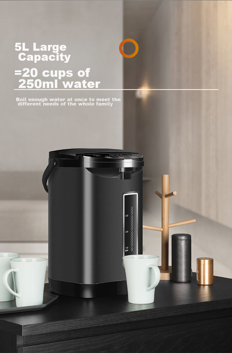 Joyoung Electric Hot Water Dispenser, 5L Capacity, Seven Temperature Settings, 304 Stainless Steel Inner Tank, No Glue Constant Temperature Electric Kettle, Model K50-P611 8