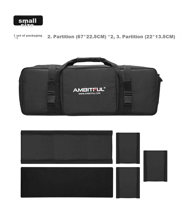 AMBITFUL 105cm Photography Kit Bag, Tripod Bag, Flash Kit Box, Large Medium Small Portable Storage Bag, Thickened Handbag, Light Stand Bag, Outdoor Portable Case 12