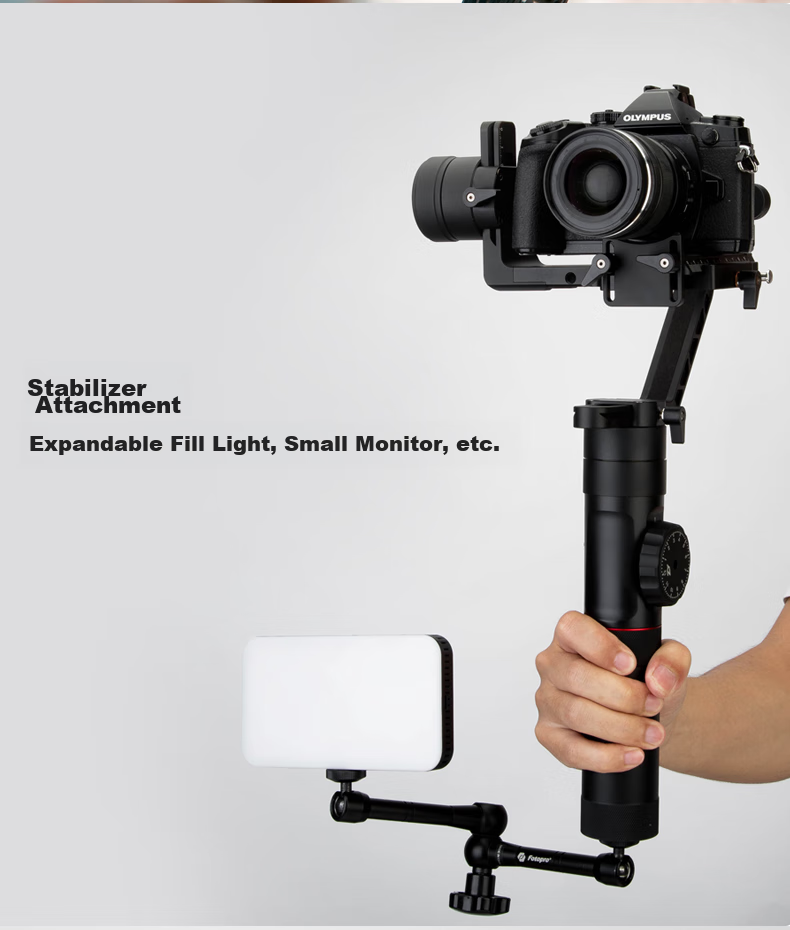 Fotopro, 11-Inch Universal Magic Arm Tripod Head, Camera And Smartphone Adapter Swivel Arm Stand 5