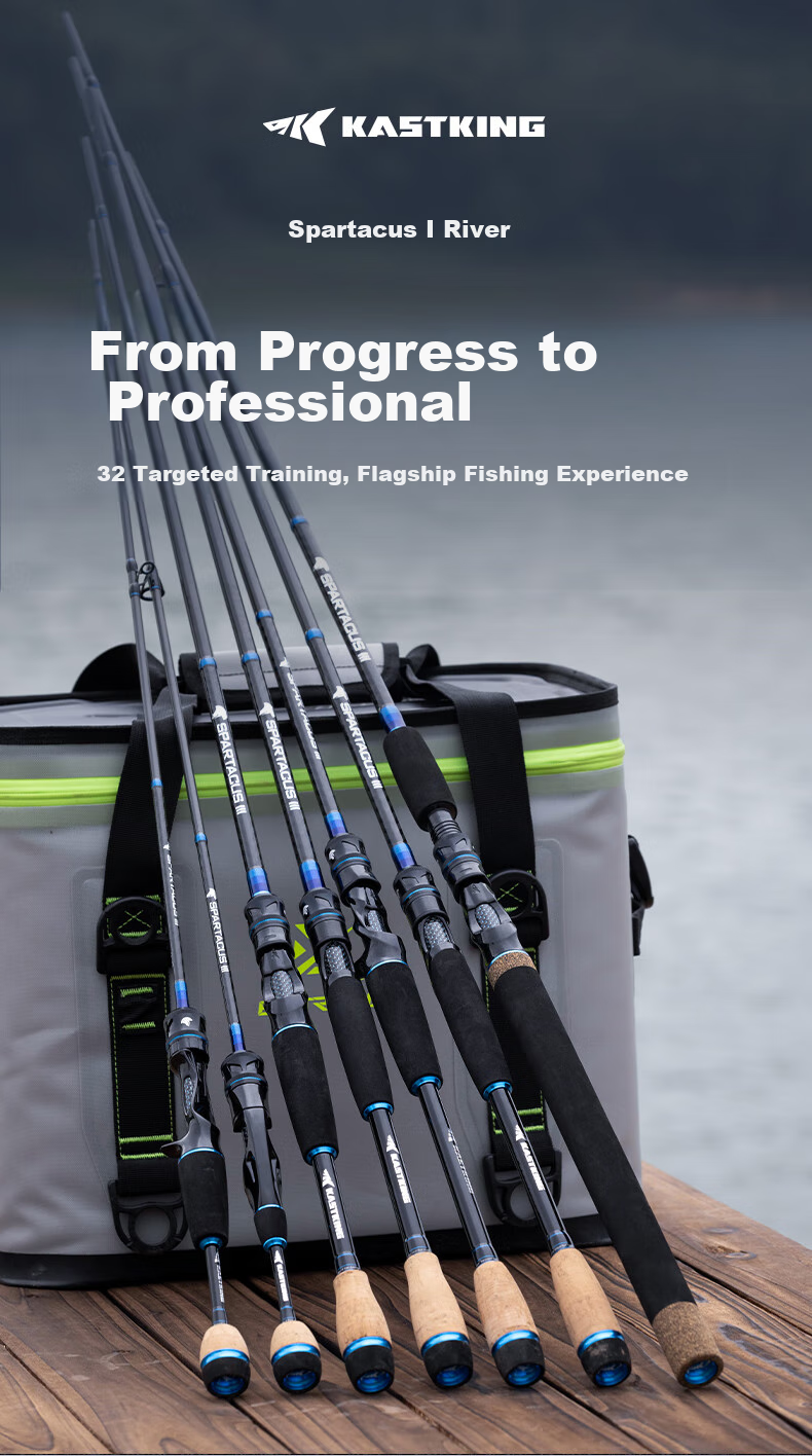 KastKing Spinning Rod, Long-Distance Casting Rod for Bass And Mandarin Fish, Powerful Fishing Rod with Fuji Guide Rings 1