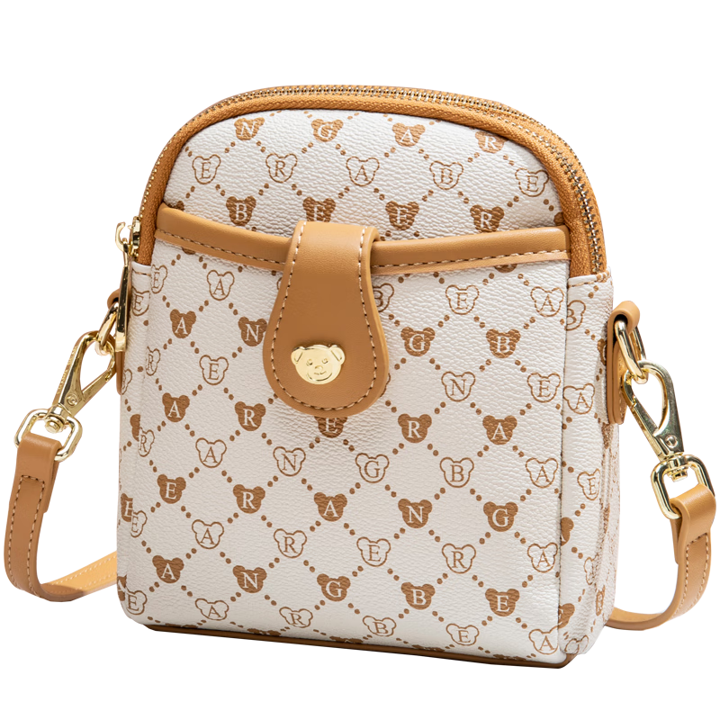Xiaoxiongyilian Shoulder Crossbody Mini Bag for Women, Phone Pouch, Fashionable Versatile Mini Handbag, Printed Bucket Bag, Christmas Gift