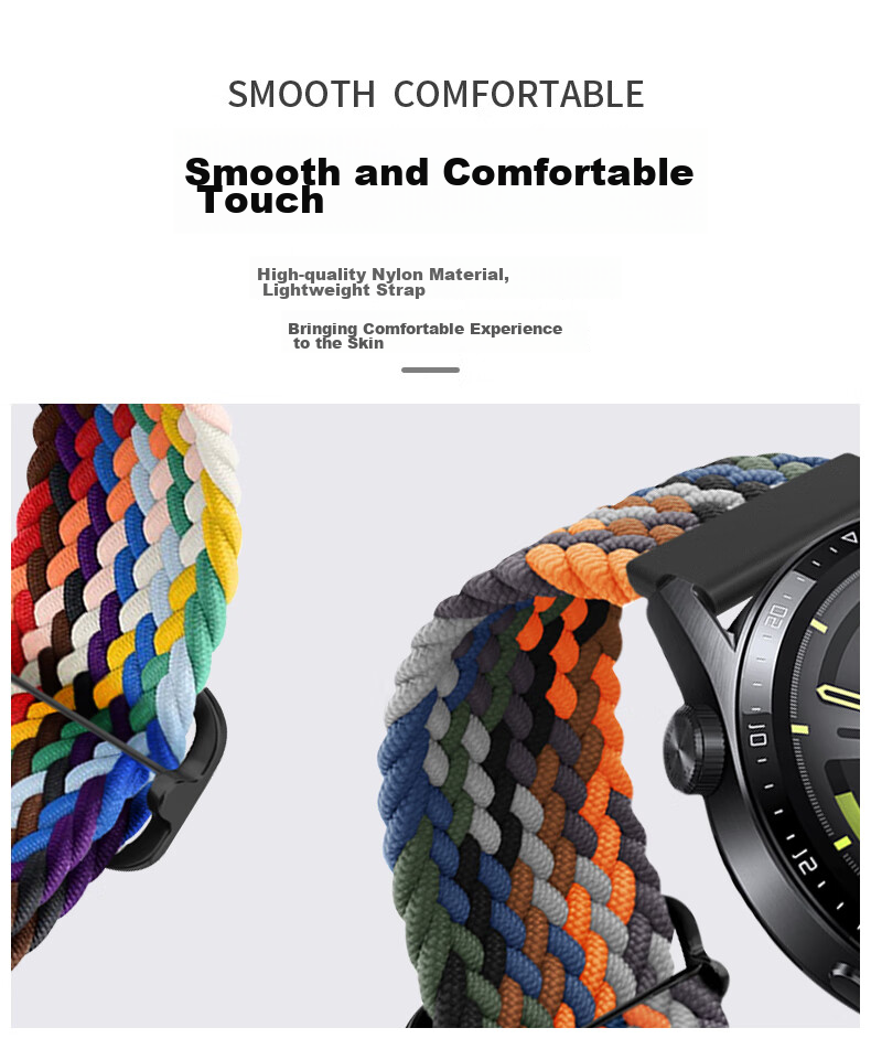 Weiqiantu [Magnetic Umbrella Buckle] Compatible with Huawei GT7/GT6/GT5/Pro Watch Band, Watch6/5/Pro/Watch4pro/Buds2 Watch Strap, GT3/4 Master 2 6