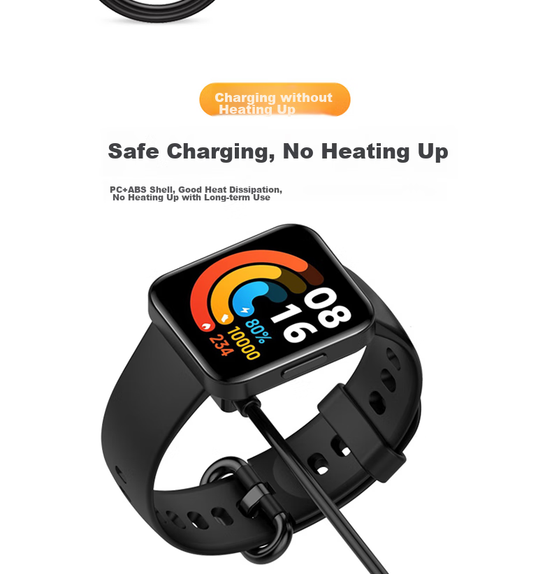 ESCASE Xiaomi Band 7 Pro Charging Cable, Redmi Watch 2/3 Charger for Xiaomi Smartwatch 2/3 Generation, Charging Dock ES-BMSC 4