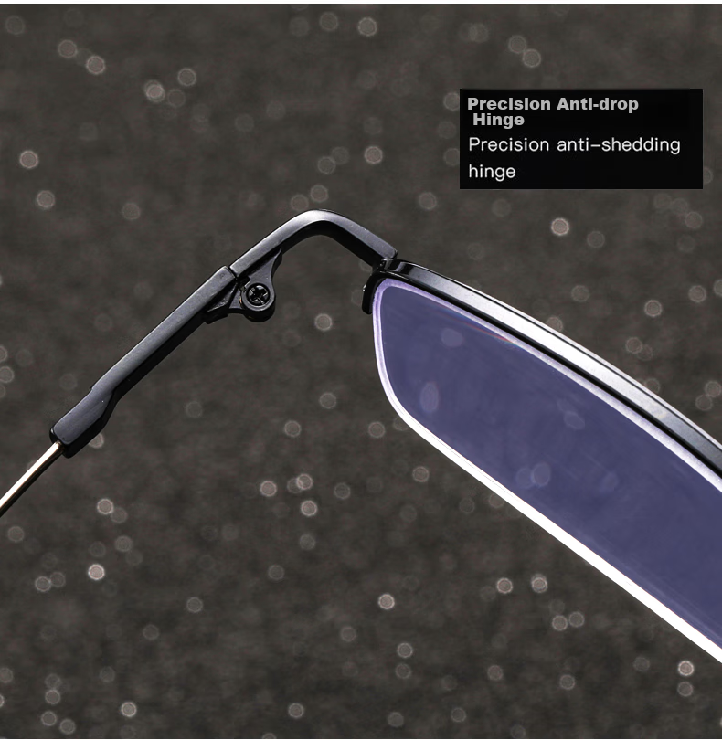 LESCA LUNETIER Anti-Blue Light Reading Glasses, Anti-Radiation High-Definition Titanium Alloy Lightweight Presbyopic Glasses, Premium High-End Brand, 2.5 Diopters 11