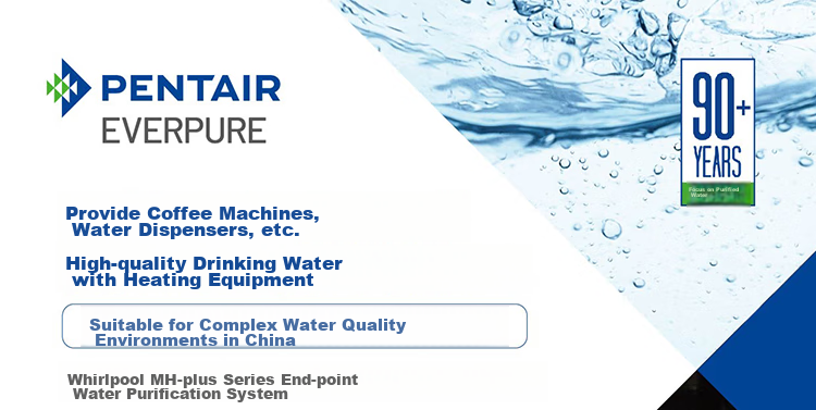 Everpure Kitchen And Restaurant Instant Water Dispenser, Filter And Drink Instantly, Zero Electricity, Zero Waste Water, 3 Liters/minute, 3000L Water Production Capacity, Commercial Water Purifier Twin MH2-Plus 2
