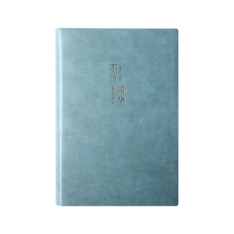 Jiaranheng Business Minimalist Notebook, B5 Large Size, Extra Thick, 416 Pages, Journal, Stationery, Student Review Diary, Office Log Book, Meeting Record Book, Customizable, Blue-Gray Color