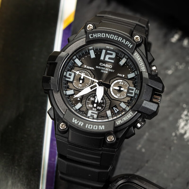 Casio Watch for Men, Black Knight Black Gold Sports Youth Student Waterproof Digital Watch for Men And Women, MCW-200H 39