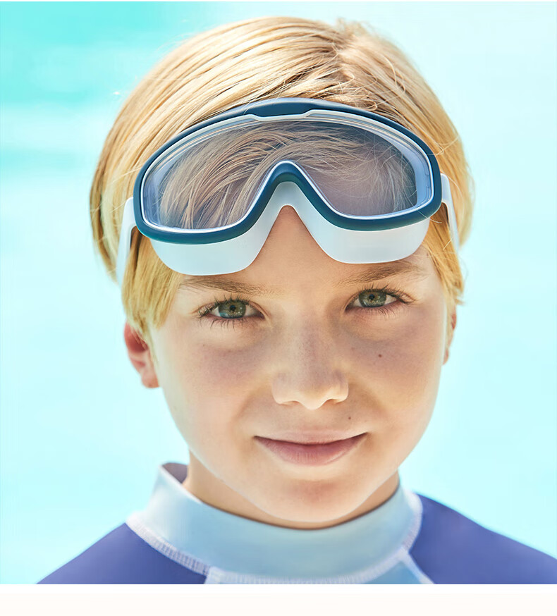 BALNEAIRE High-End Fashion Waterproof Goggles for Men, Women And Children, Large Frame Anti-Fog HD Swimming Training Goggles, Pink 4