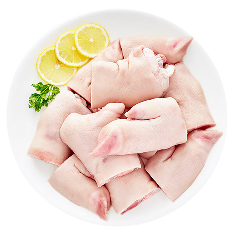 惠寻京东自有品牌 精选冷冻 免切猪脚圈 1kg  含肉量约 10-15 %