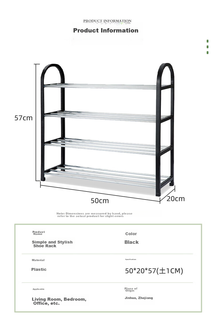 Anerya Multi-Tier Shoe Rack for Home, Space-Saving, Balcony, Living Room, Dormitory, Bedroom, Rental Storage Organizer, Entryway Shelf, 8 Tiers 5