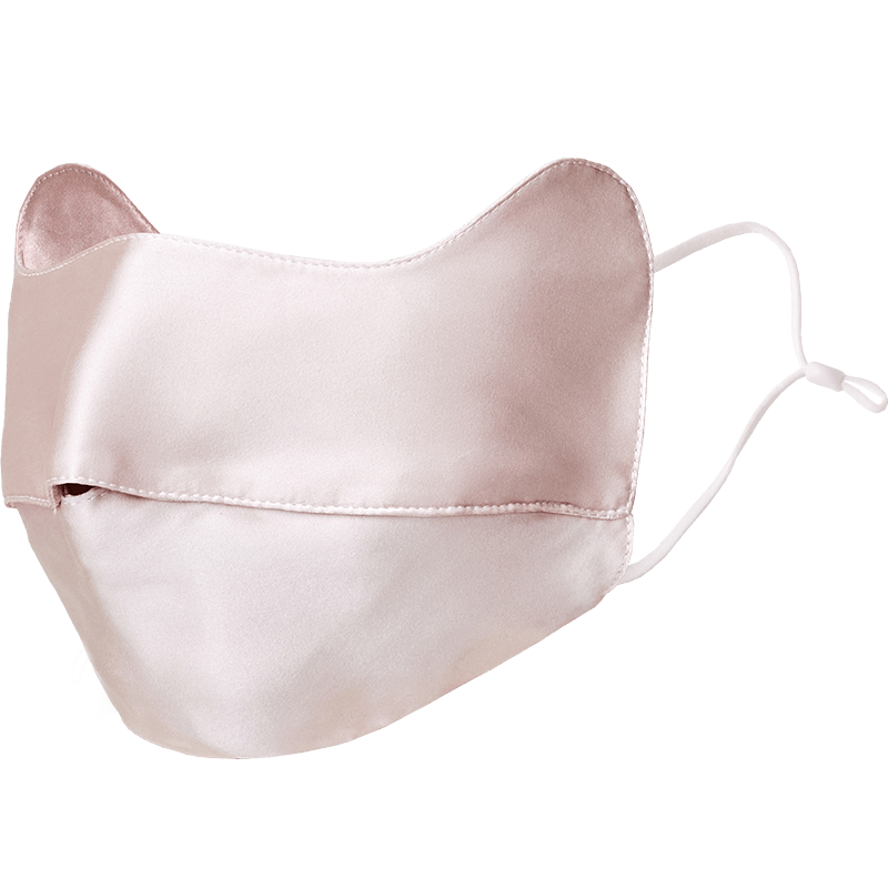 Siggi Silk Sun Protection Face Mask for Women, Summer UV-Resistant Travel Face Covering, 100 Mulberry Silk Face Mask for Women, Gift for Girls