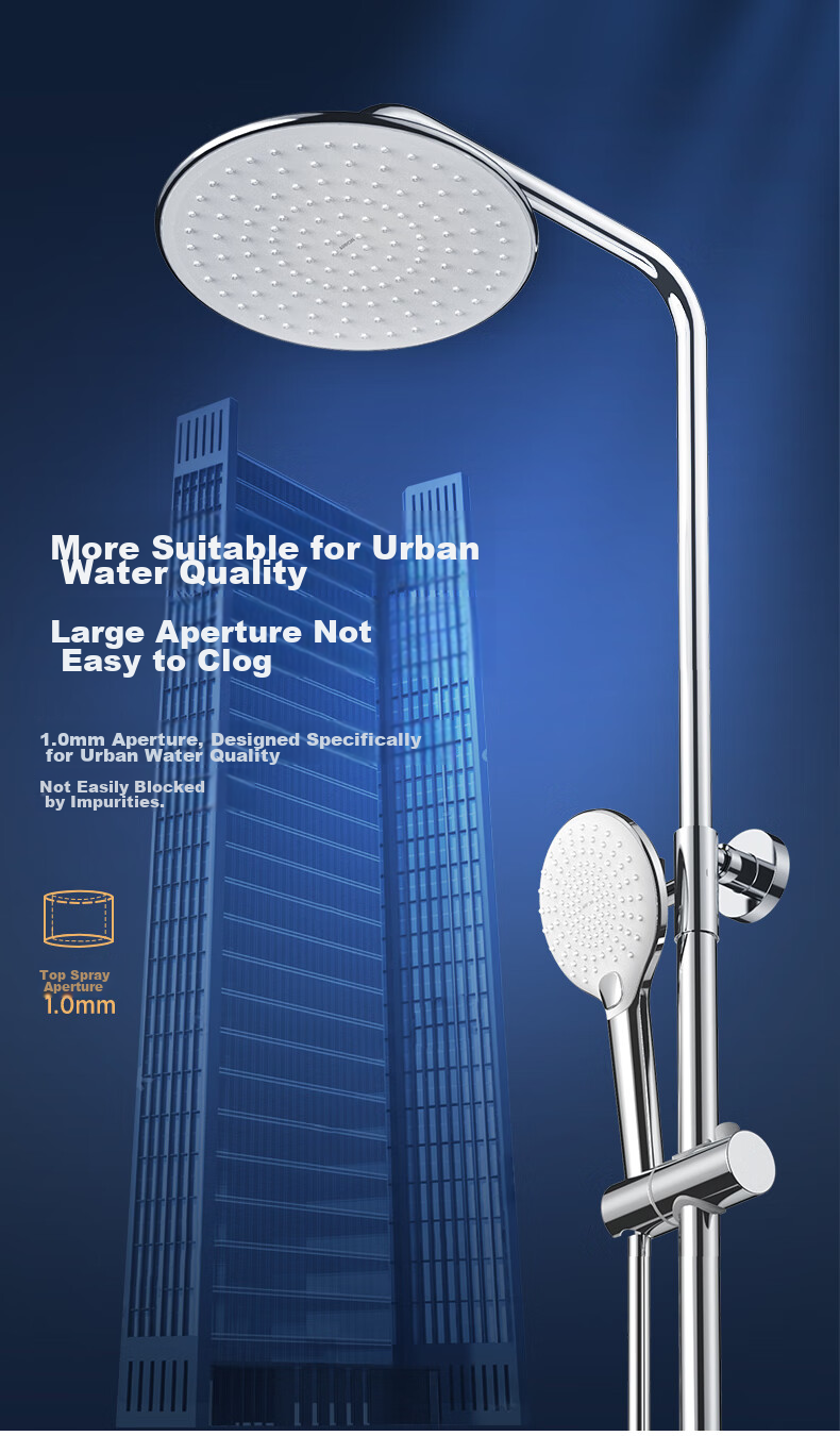 ARROW High-Pressure Handheld Shower Head, Bathroom Descaling Large Shower Head, Shower And Bathing Lotus Head, Pressurized Top Spray Head 7