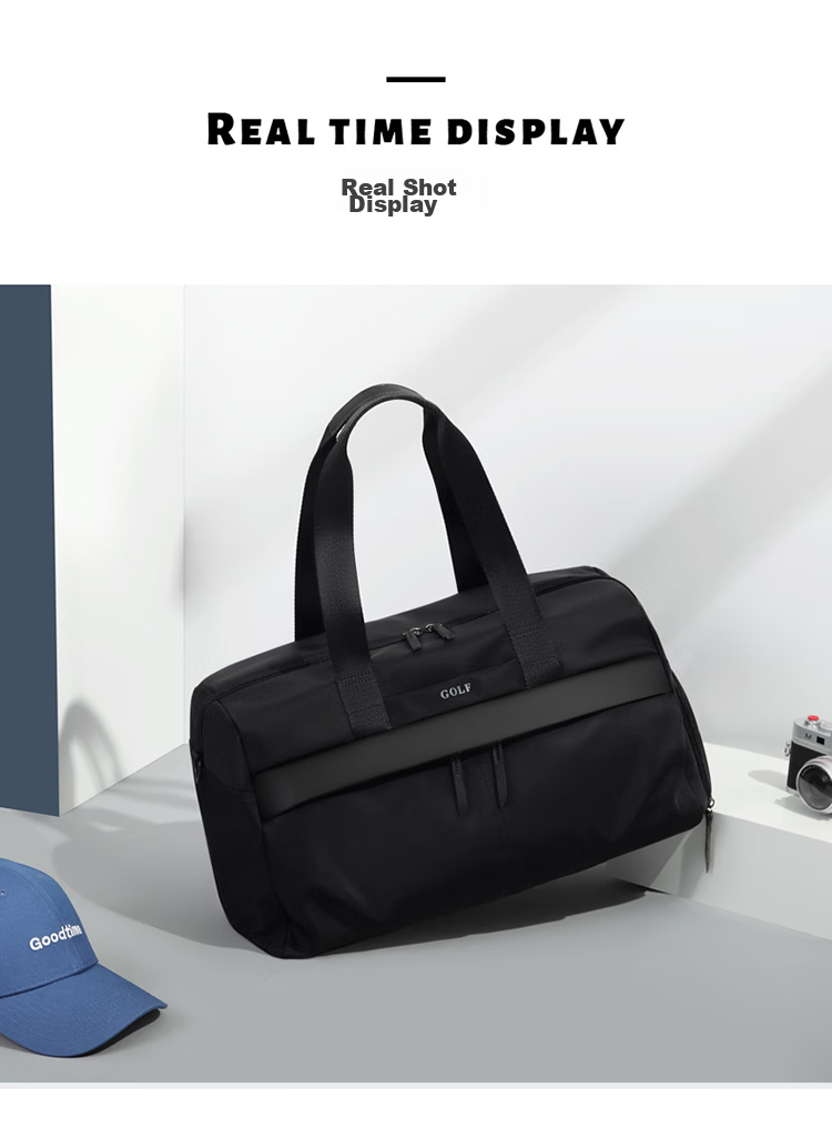 GOLF Travel Bag, Sports And Fitness Bag for Women, with Separate Shoe Compartment, Dry And Wet Separation, Handheld Luggage Bag for Business Trips And Travel, Shoulder Bag 33