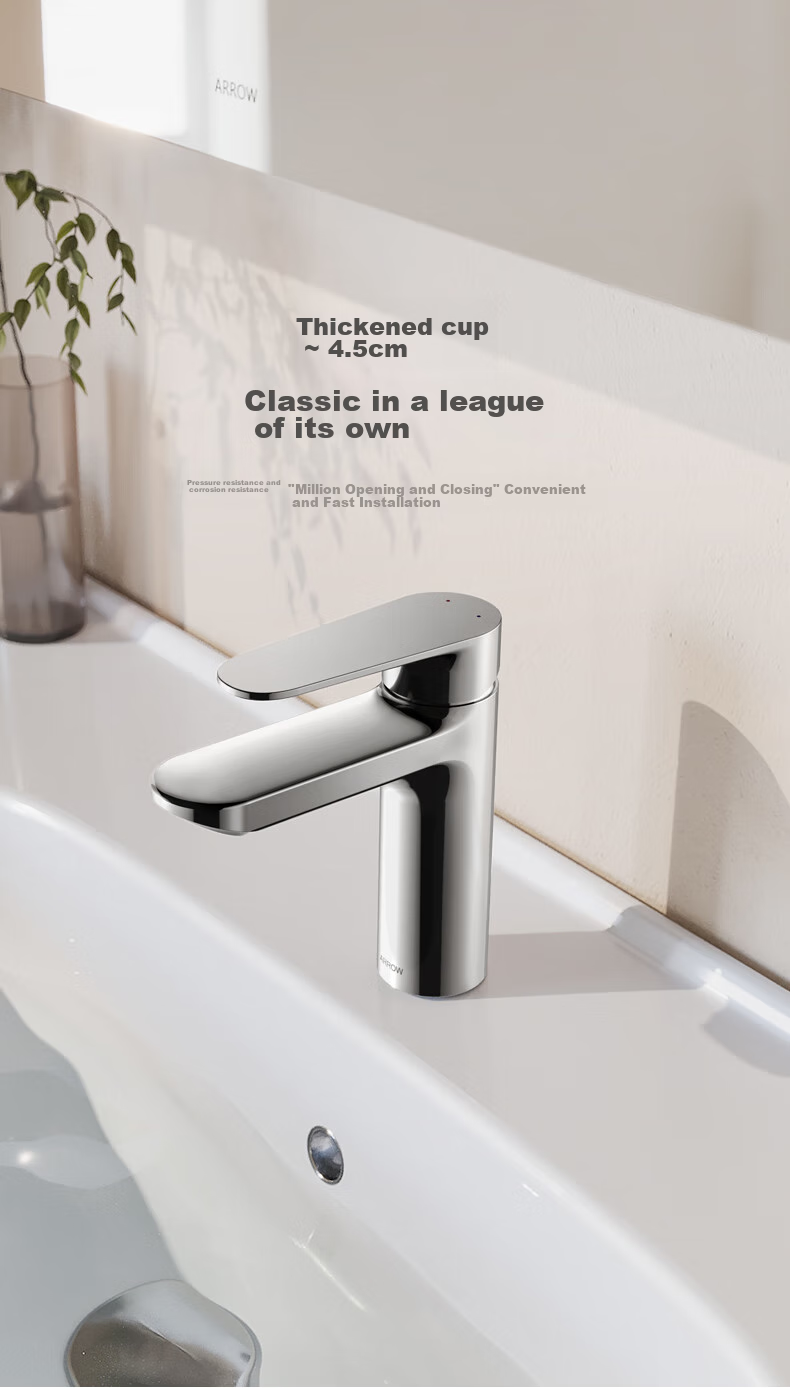 ARROW Bathroom Basin Faucet Cold and Hot Water Mixer AE41108MSS 1