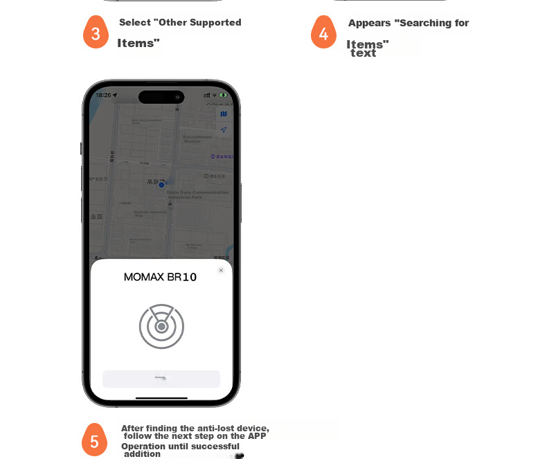 MOMAX AirTag, Officially Certified by Apple, GPS Tracker, Anti-Loss Device, Global Precise Locator for Apple Phones, Children, Elderly, Pets, Luggage, Car Keys, Anti-Loss Positioning 13