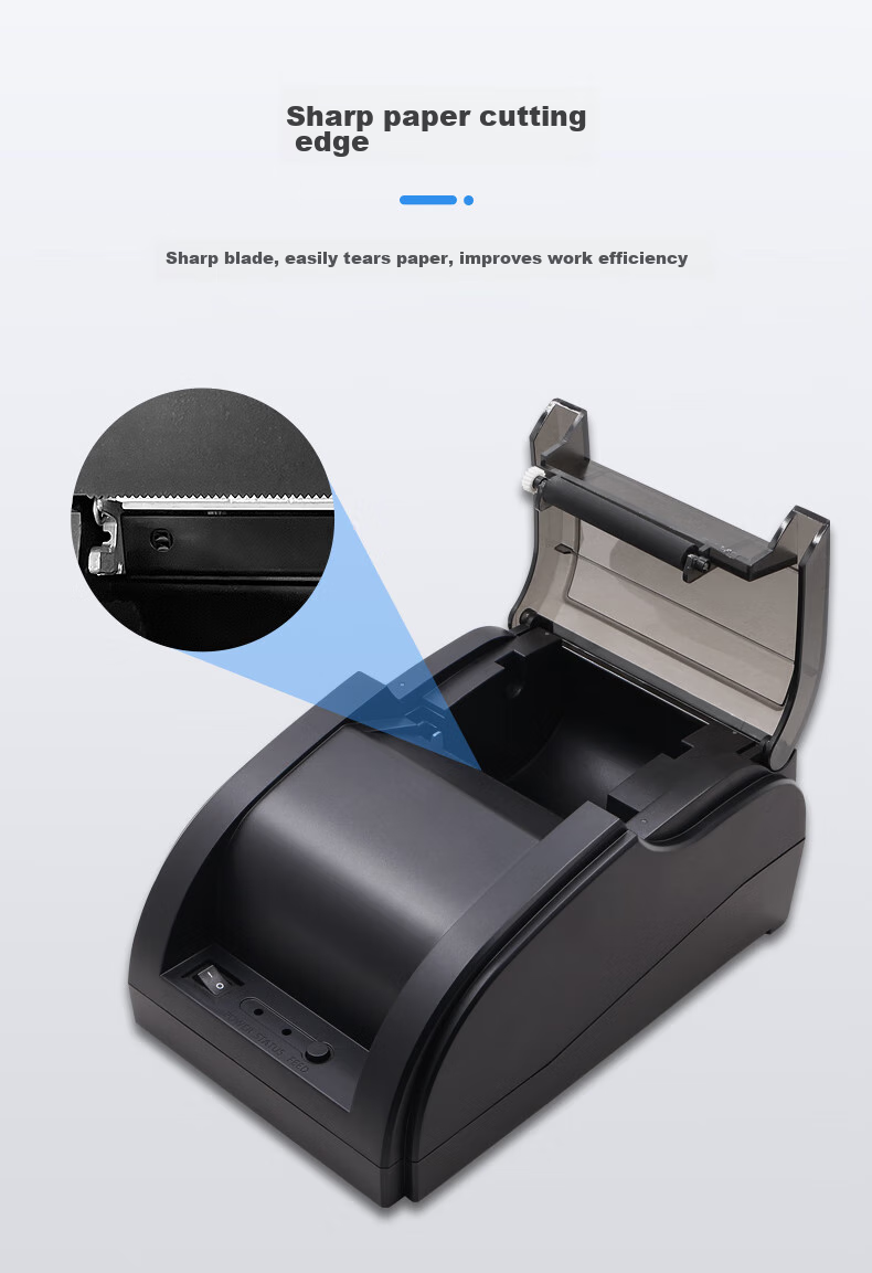 Youku Fully Automatic Order Accepting Meituan, Eleme, Douyin Takeout Printer Wireless Bluetooth 58mm Thermal Printer Retail Supermarket Cashier Receipt Machine 9