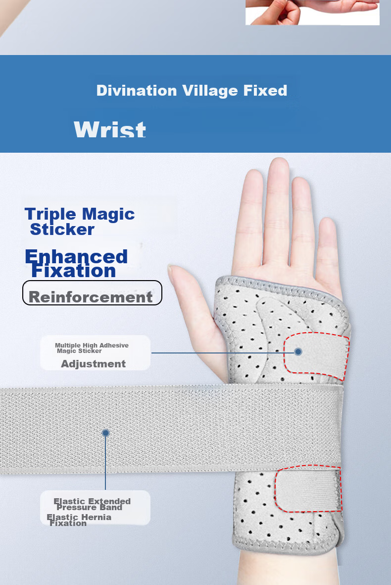 CRALVKOIN Medical Wrist Joint Fixation Brace, Breathable Support for Wrist Fracture, Tenosynovitis, Wrist Sprain, And Ligament Injury 10