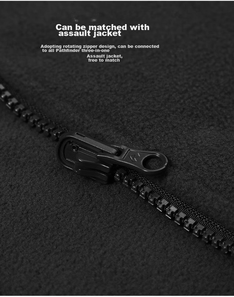Pioneer Camp Outdoor Stand-Collar Fleece Jacket for Women, Autumn And Winter Plush Lining Fleece Coat, Windproof Warm Cardigan Inner Layer 7
