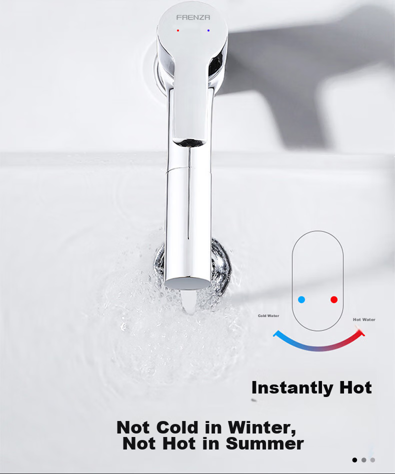 FAENZA Bathroom Sink Faucet, Multifunctional Pull-Out Design, for Face Washing Basin And Countertop, Hot And Cold Water Tap, Model 201CP 8