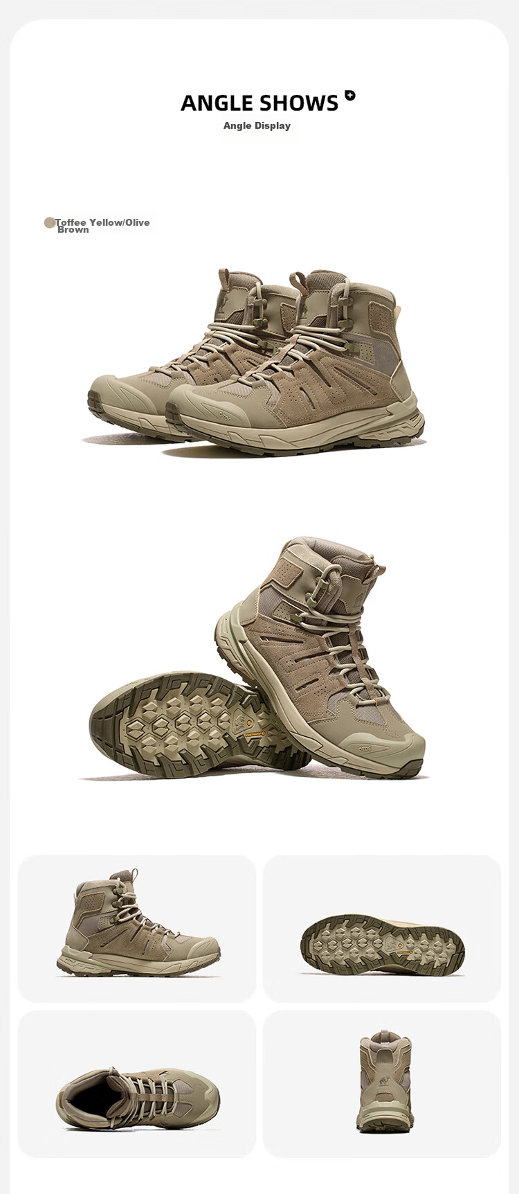 CAMEL Glacier PRO Winter Outdoor Unisex Hiking Mountaineering High-Top Boots (Wang Junkai Edition) 6