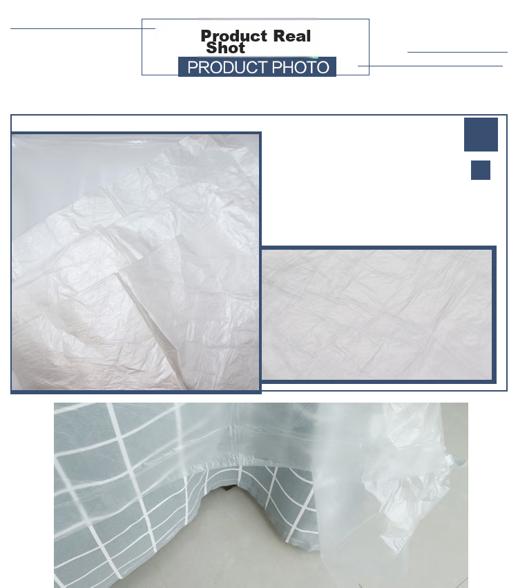 Lide Disposable Thickened Tablecloth, 180cm*180cm*15 Pieces, Large Size, White 6