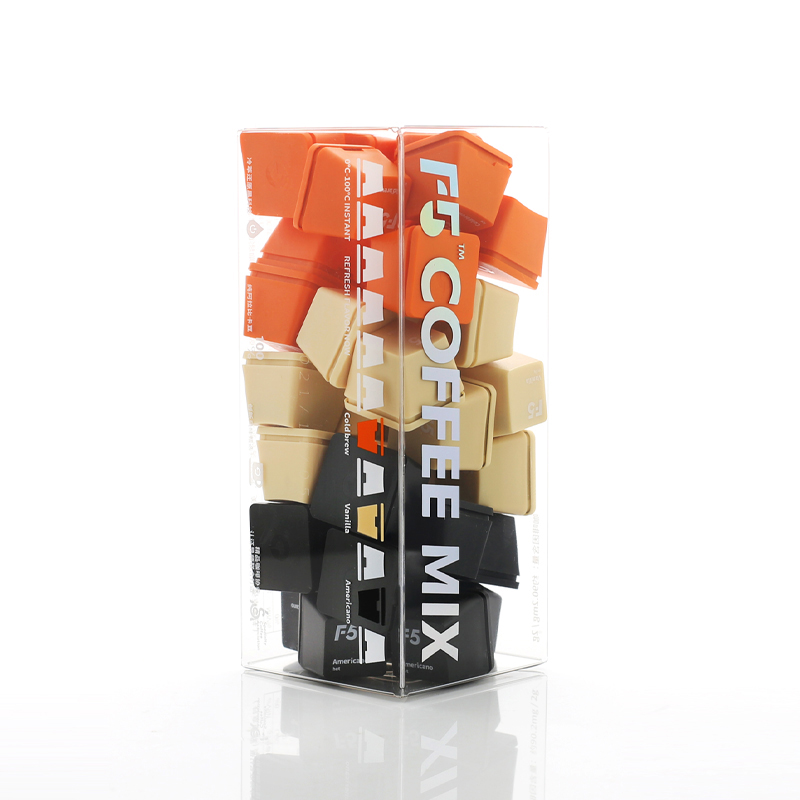 F5速溶冷萃黑咖啡 美式香草拿铁冷萃风味混合冻干咖啡粉 30颗*2g