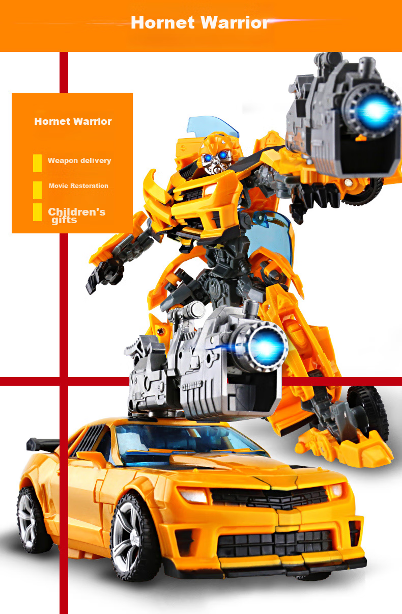 Tangmi TEMI Transforming Toy Robot, Bumblebee And Car Robots, Children's Birthday And Holiday Gifts for Boys 10