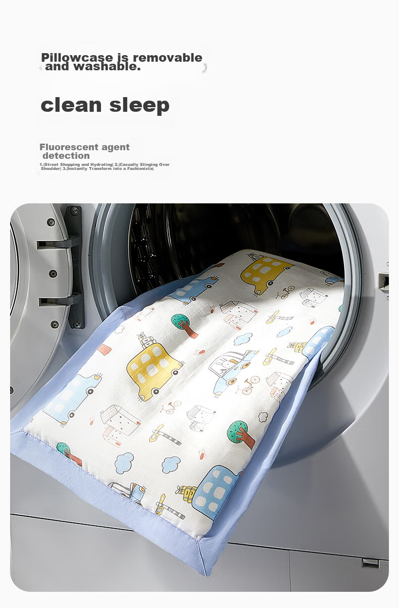 Shiyuejiejing Children's Pillow for Ages 2-4, Nap Pillow for Primary School Students, Baby Neck Support Pillow, Suitable for All Seasons, Sold by JD City Forest 10