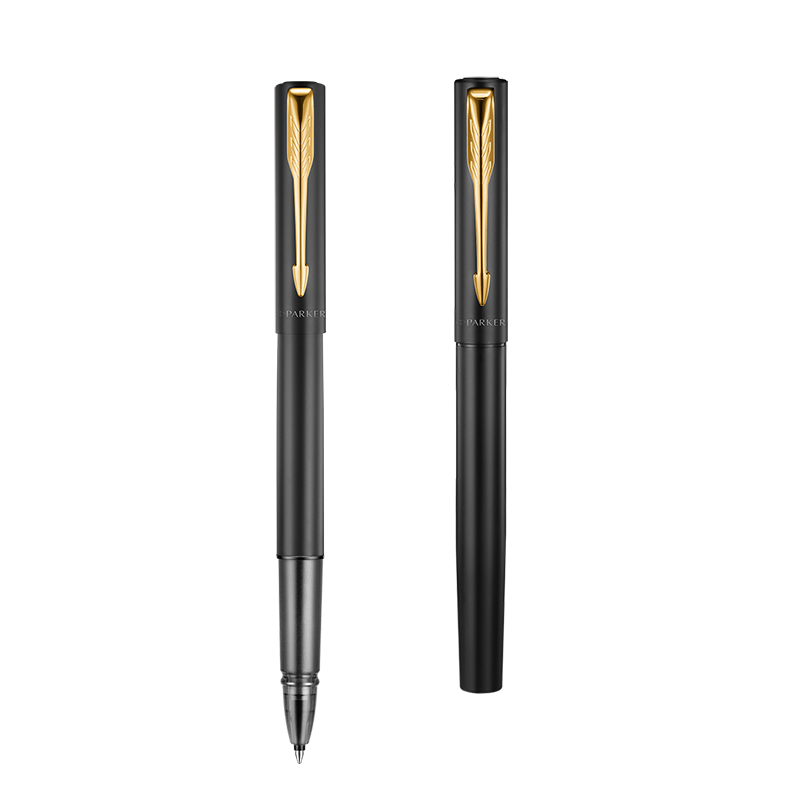 Parker Signature Pen, Business Office Use, Gift-Giving Classic Writing Practice, Weiyaxl Phantom Black with Gold Clip Ballpoint Pen, Mid-Autumn Festival Gift for Friends, Baitiao Discount