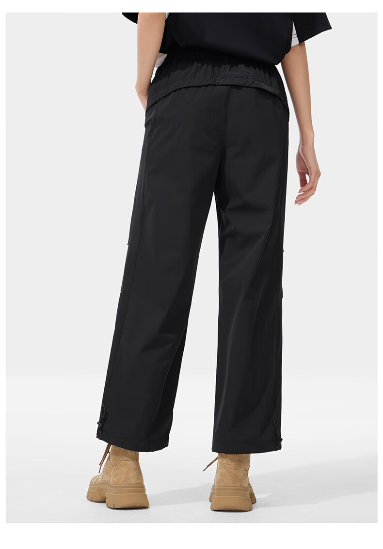 CAMEL [Paratrooper Pants], Quick-Dry Cargo Pants for Women, Loose Wide-Leg Trousers, Outdoor Hiking And Mountaineering Pants, Parachute Pants 9196 8