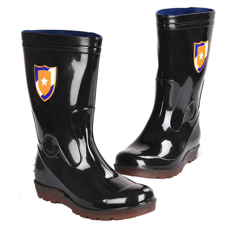 FOOTOPPO Rain Boots for Men, Outdoor Waterproof Boots, Tall Rubber Overshoes for Men, Mid-Calf Rubber Water Shoes