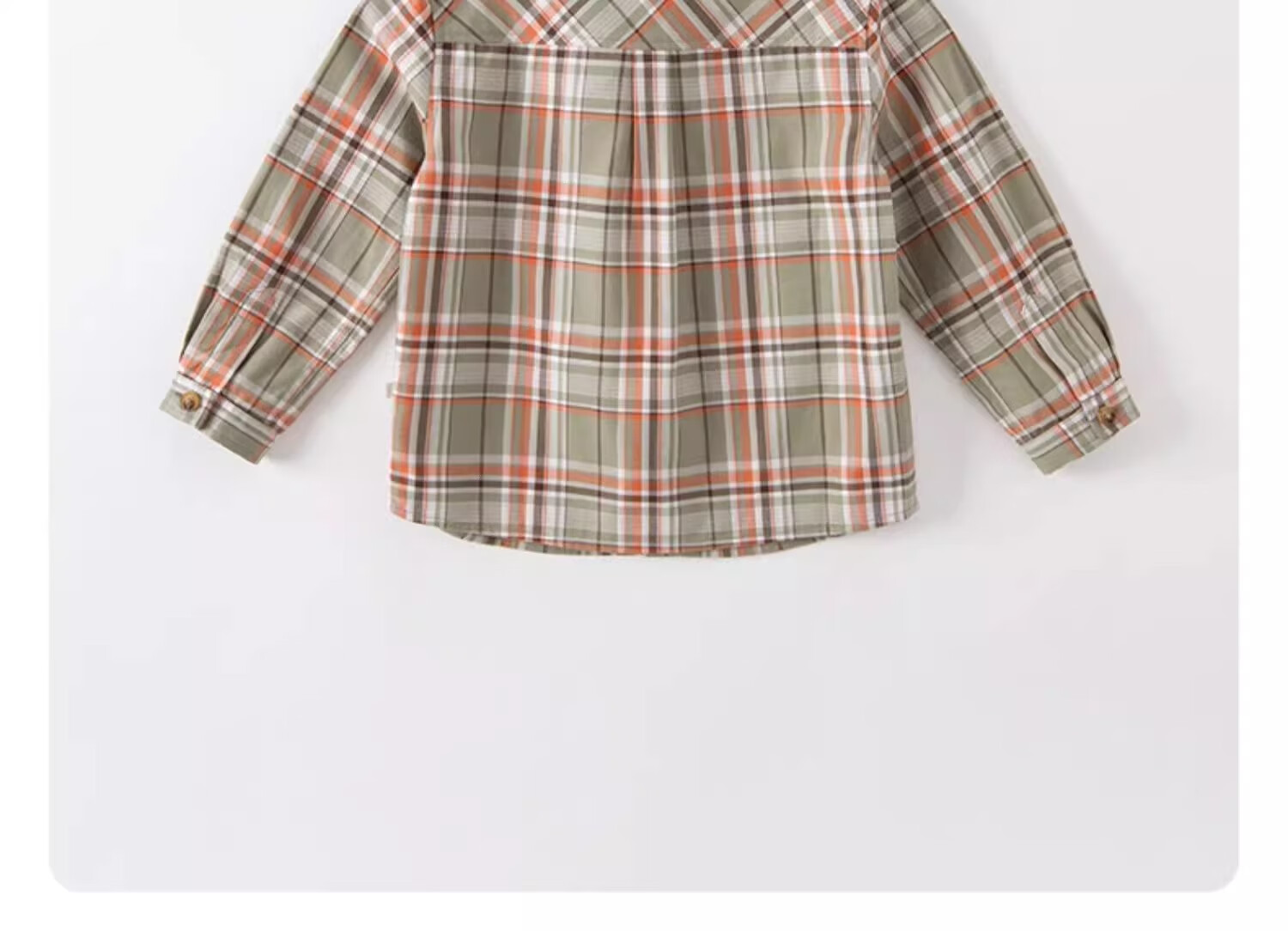 DAVE & BELLA Boys' Spring Shirt Plaid Shirt Children's Jacket Kids Top Children's Clothing 4