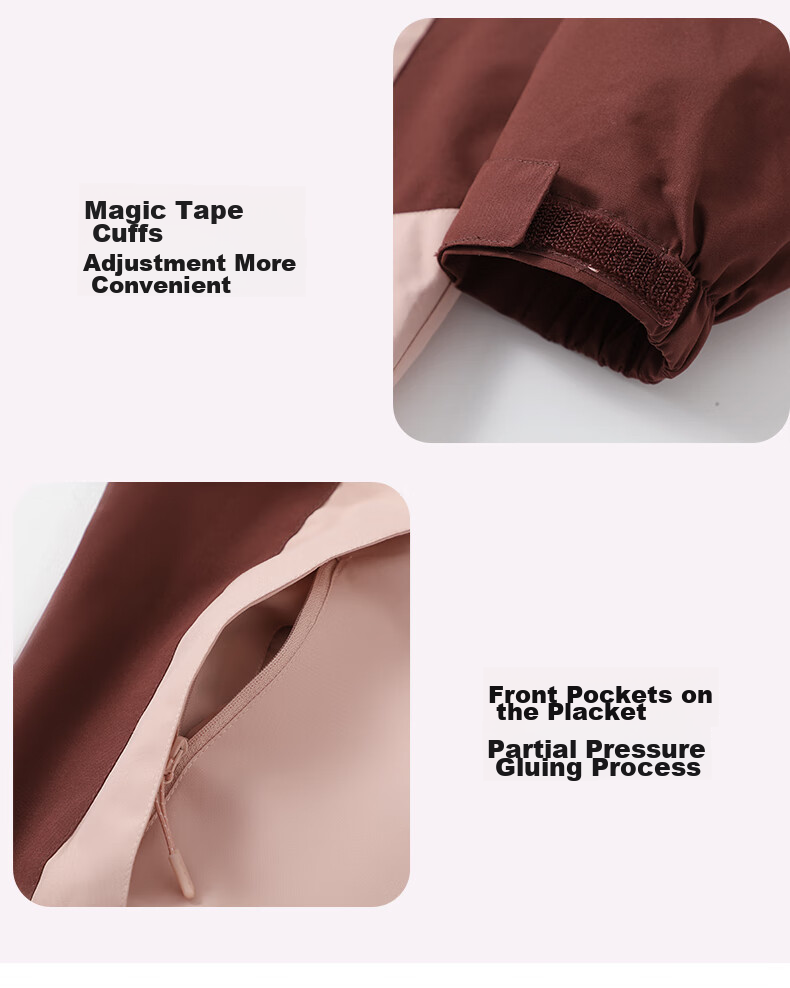 Huili Men's Outdoor Three-In Hooded Jacket, Detachable Inner Liner for Autumn And Winter, Windproof And Waterproof Jacket 23