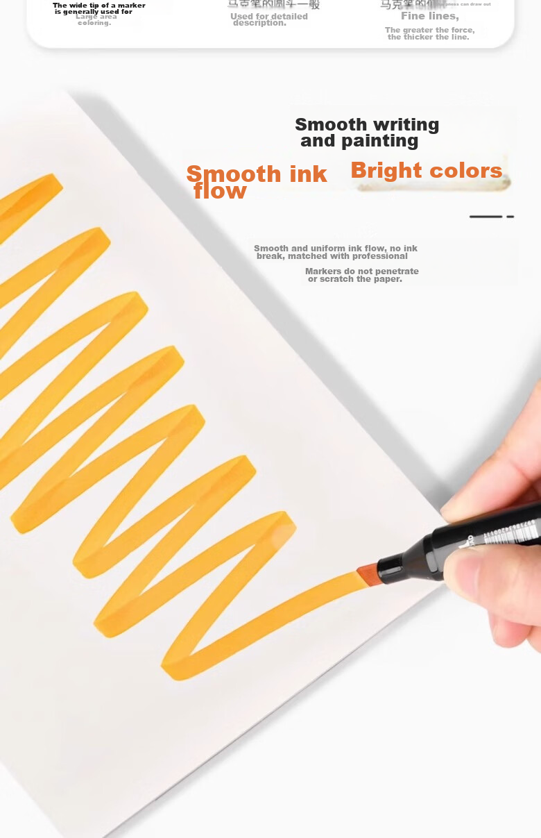 Touchcolor Dual-Tip Markers for Students, Oil-Based Art Set for Comic Design, Elementary School Children, Middle School Students, Watercolor Pens, Anime-Style, 120 Colors, Kindergarten Colored Pens, Refillable Ink 14