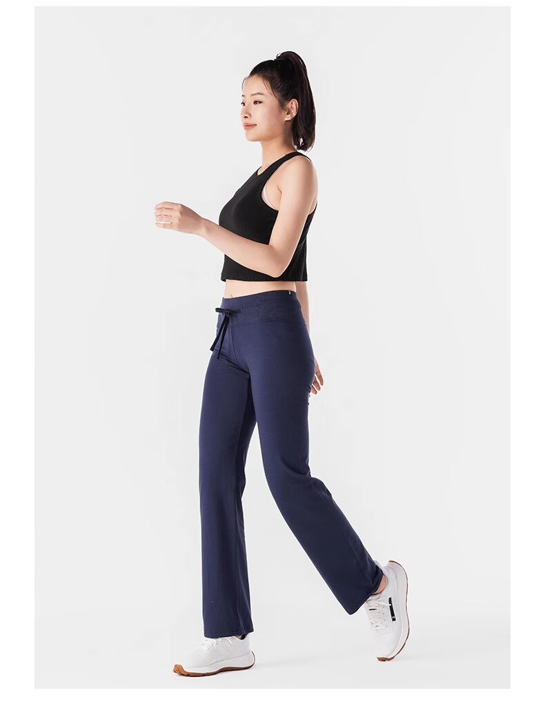 DECATHLON Quick-Dry Straight-Leg Sports Pants, Yoga Casual Loose Cotton-Feel Comfortable Running Fitness Women's -4282907 24