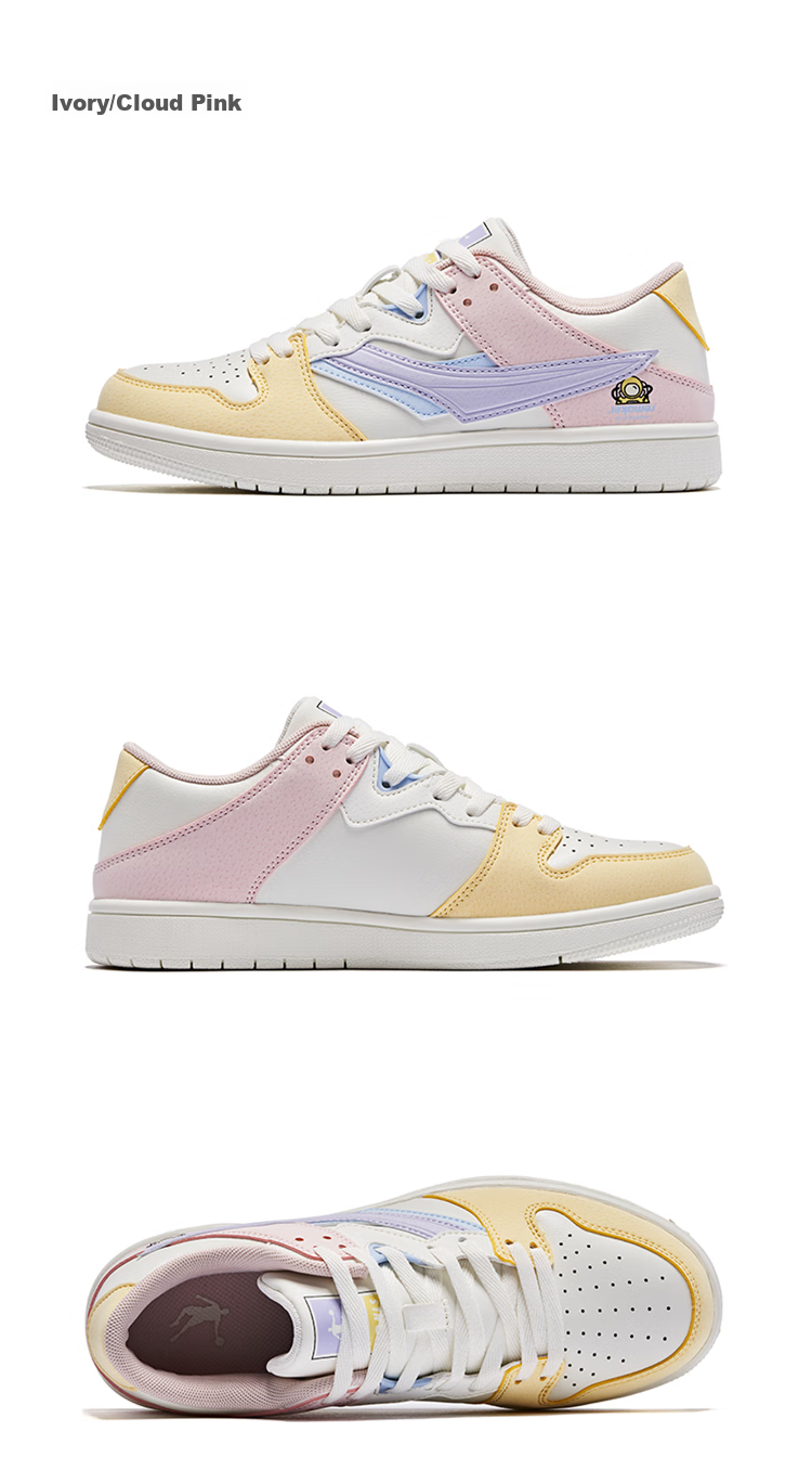 QIAODAN Women's Sneakers, Summer Air Force White Shoes, Casual Skateboard Shoes, Sports Shoes for Couples 72