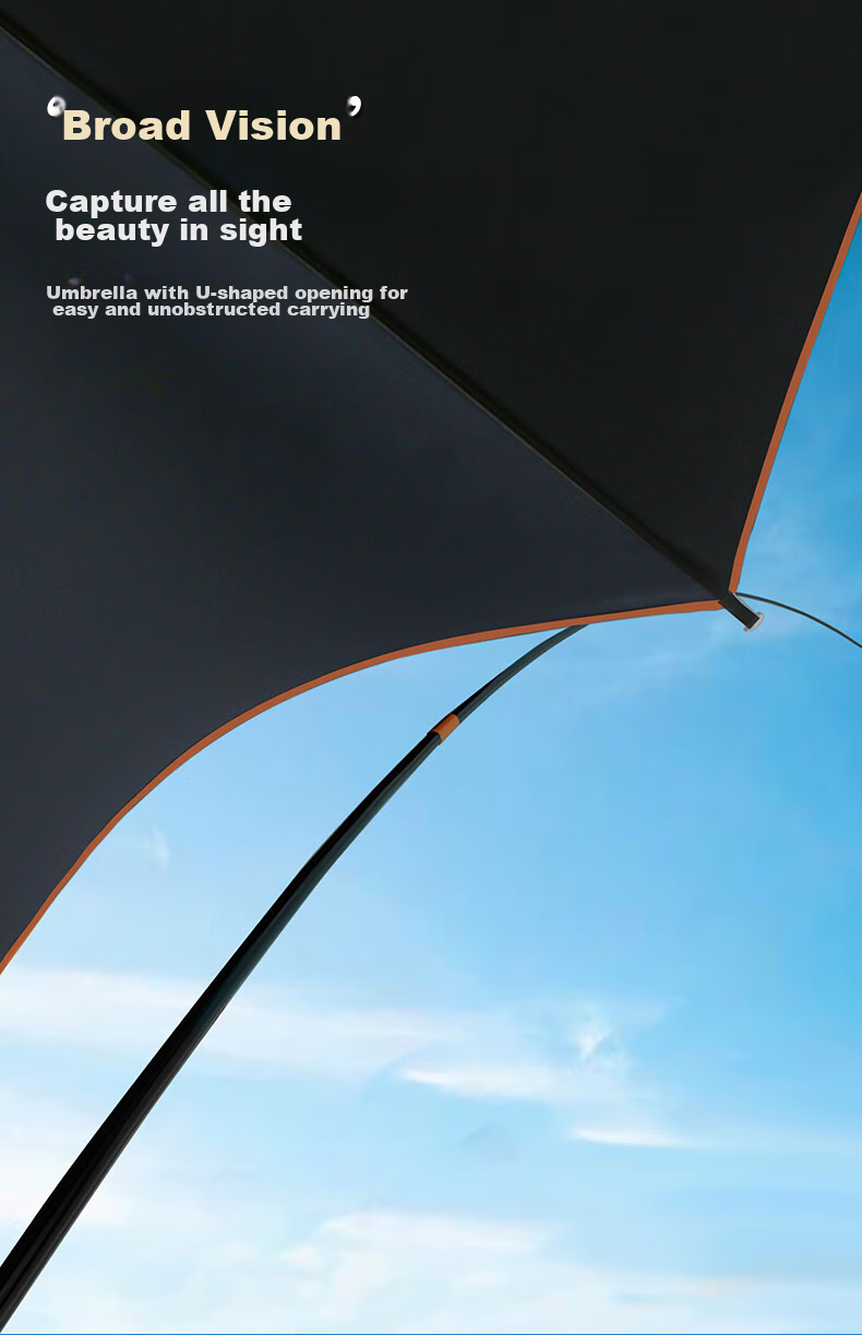 SIMAGO Fishing Umbrella, Sunshade, Rain Protection, UV Protection, Windproof, Multi-Directional Fishing Umbrella, Black Umbrella, 2 Meters 12