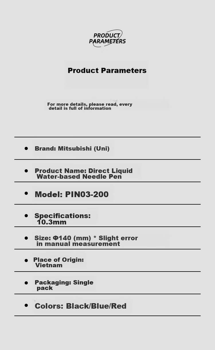 Uni Mitsubishi 0.3mm Water-Based Drawing Needle Pen, PIN-200 Art Design Outlining Pen, Black Barrel with Red Tip, Single Pe 9