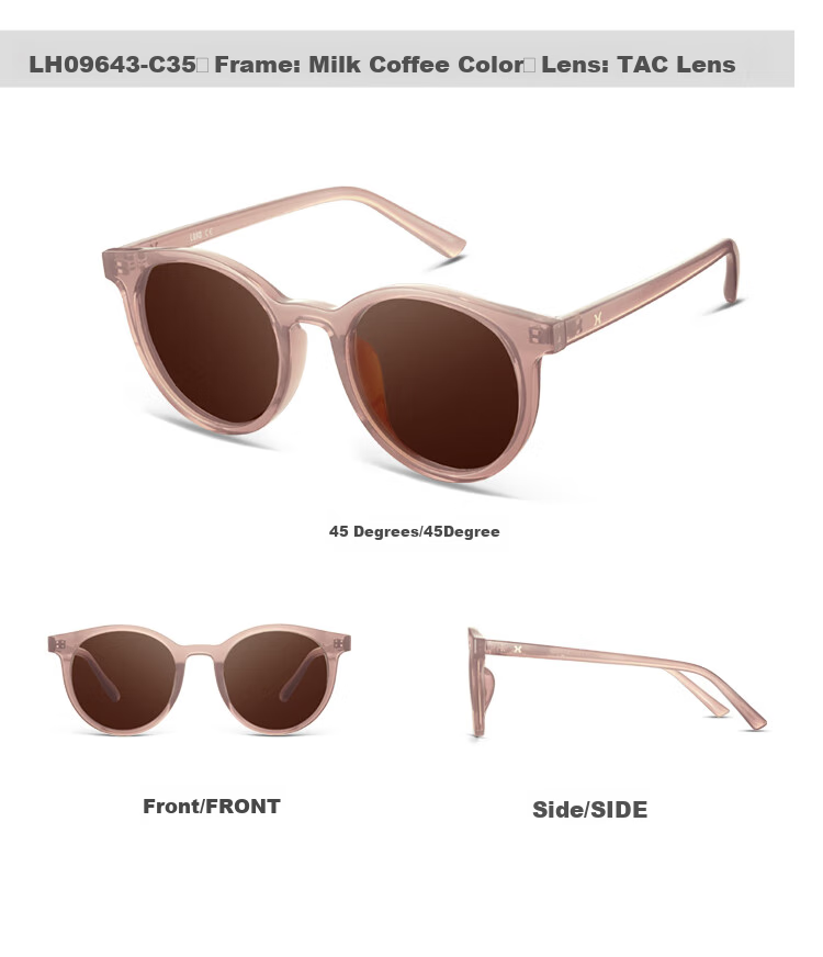 LOHO 2026 New Polarized Sunglasses for Women, Round Frame Driving Sunglasses, UV Protection Eyewear, Trendy Face-Slimming Hiking Glasses 20