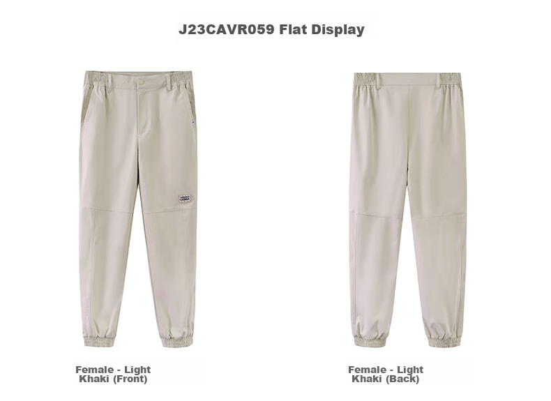 CAMEL Men's Sports Casual Pants, Water-Repellent Woven Jogger Sweatpants, J13CAVLR060, Phantom Black, XL 38