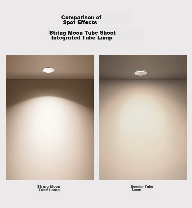 NVC LED Downlight, Living Room Background Wall Recessed, Washed Wall Small Hill Aluminum Material, 7W White Cup Warm White [Mingyue], Ra95 4