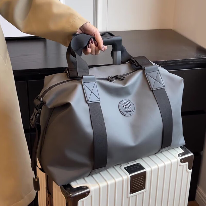 Lehuolvxing Travel Bag, Men's Handheld Luggage Bag, Large Capacity Suitcase, Gym Outfit, Business Trip, Carry-On Bag, Tourism, Swimming, Short-Distance Trolley Bag