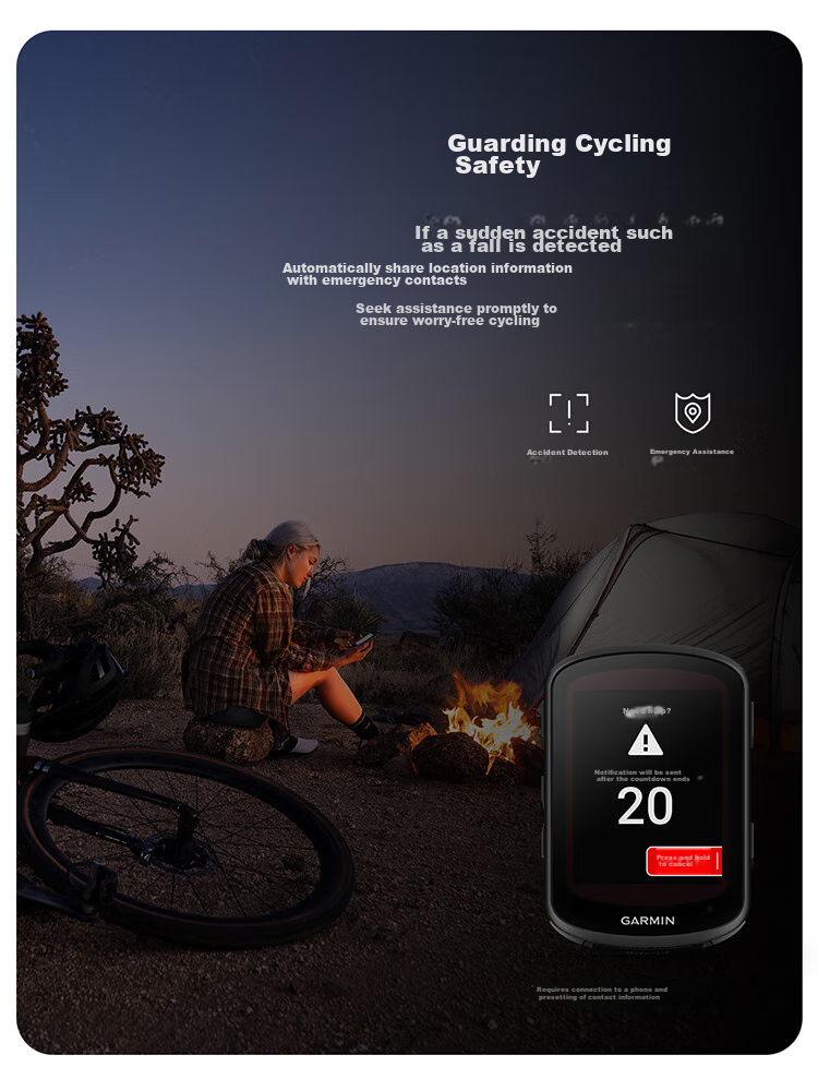 GARMIN Edge540/840 Bicycle Computer Silicone Protective Case, Shockproof, Flexible, Wear-Resistant, Red 11