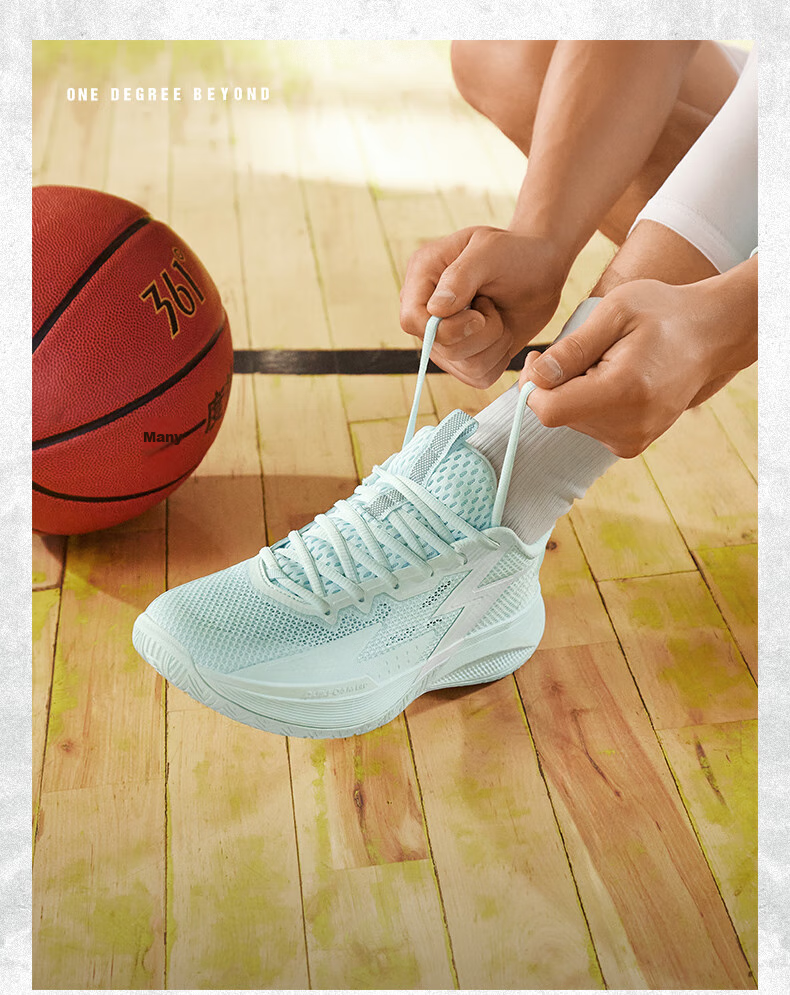 361° Basketball Shoes, BIG3 Team Spring And Summer Youth Professional Low-Top Sneakers, Men's Style 672331109-1 44