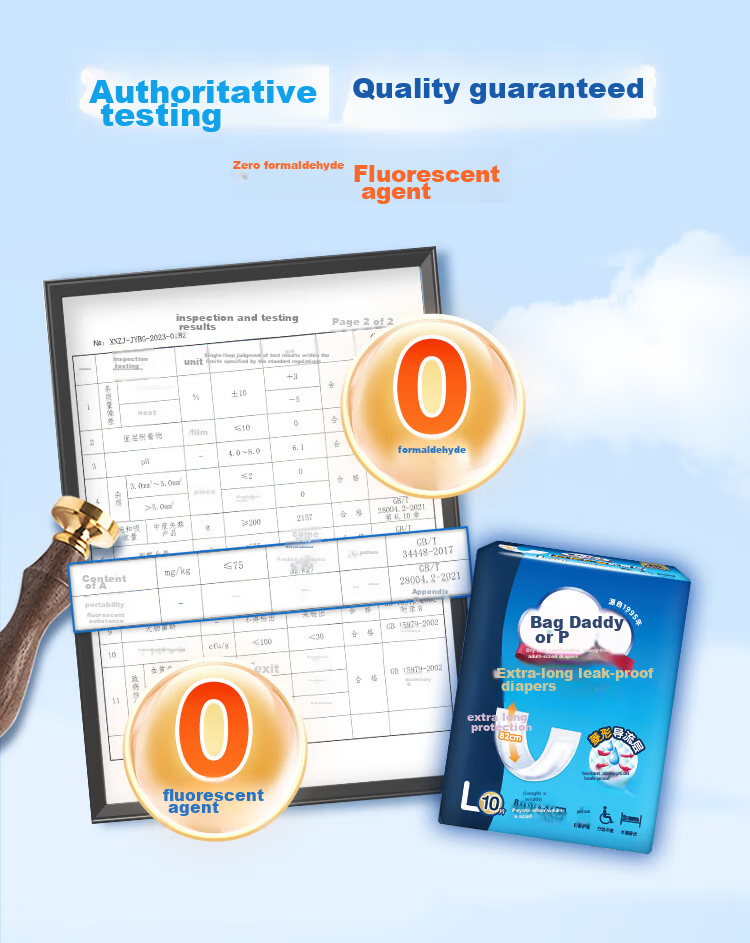 Dr.P Mama Le Adult Diapers Sanitary Pads, 10 Pieces (Size: 37.5*13.5CM), Postpartum And Menstrual Care 12