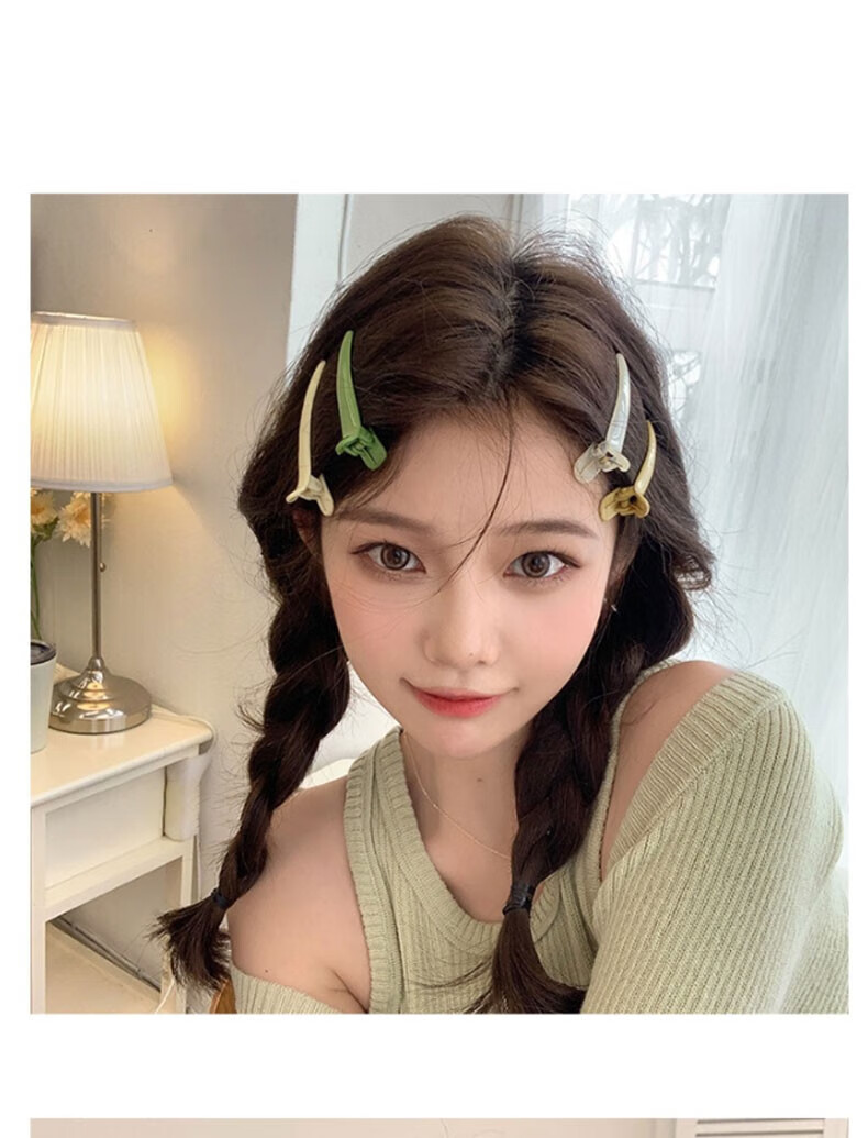 Xiangwan Hair Clips, Set of 10, Candy Colors, Invisible Hairpins, Side Bangs Clips, Duck-Bill Clips, Face-Washing Barrettes, Birthday Gift for Wome 2