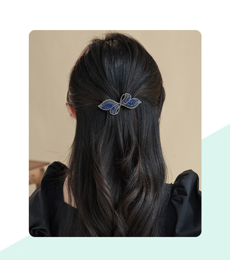 CHIMERA Spring Hair Clip, Back of Head Barrette, Half-Up Hairstyle Accessory, High-End Hairpin for Women, Mid-Autumn Festival Gift 1